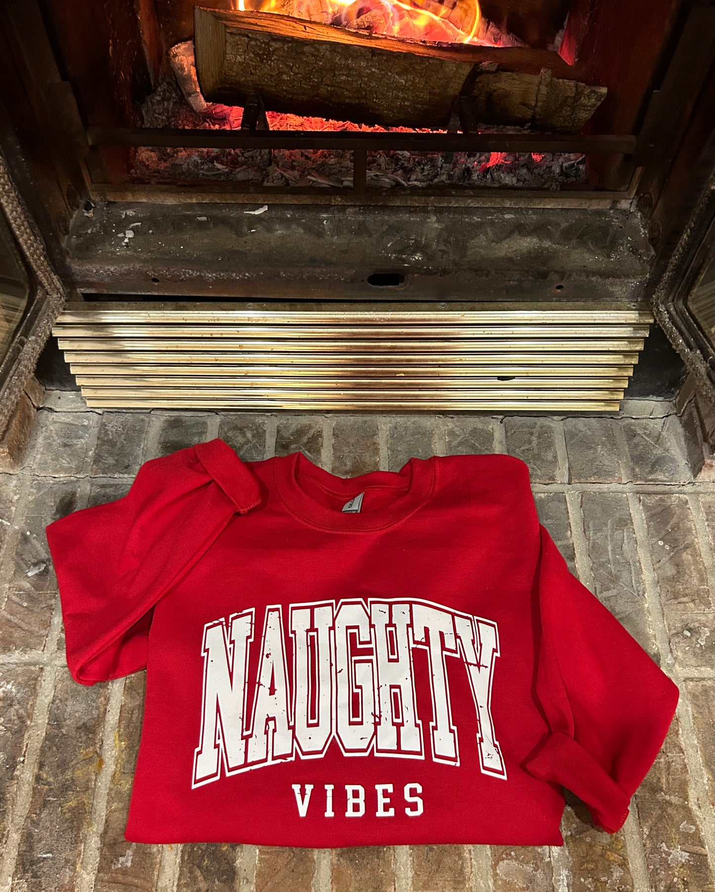Naughty Vibes crewneck sweatshirt