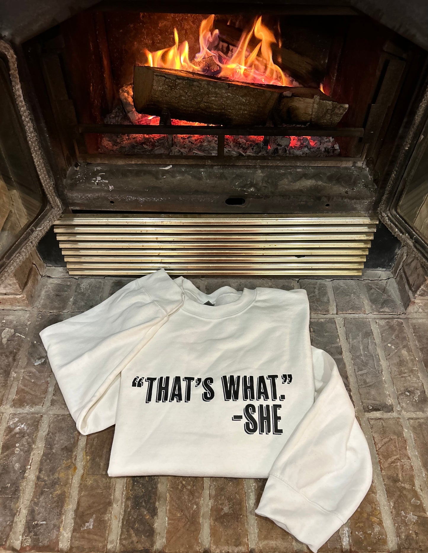Thats what she said crewneck sweatshirt