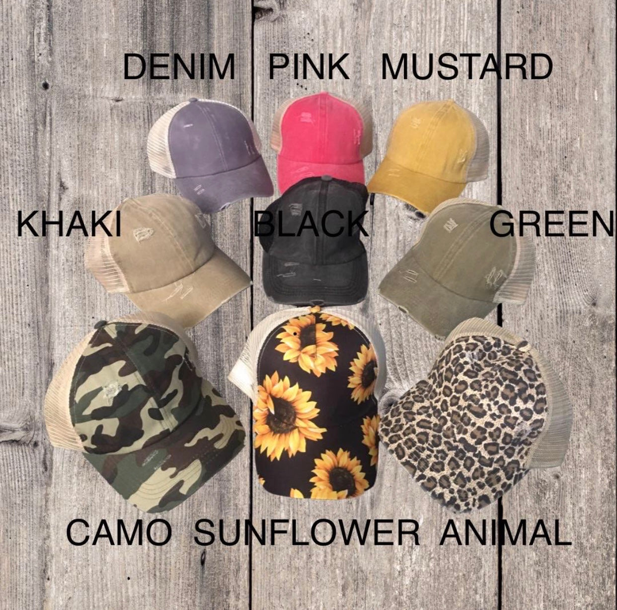 Women’s crisscross back hat