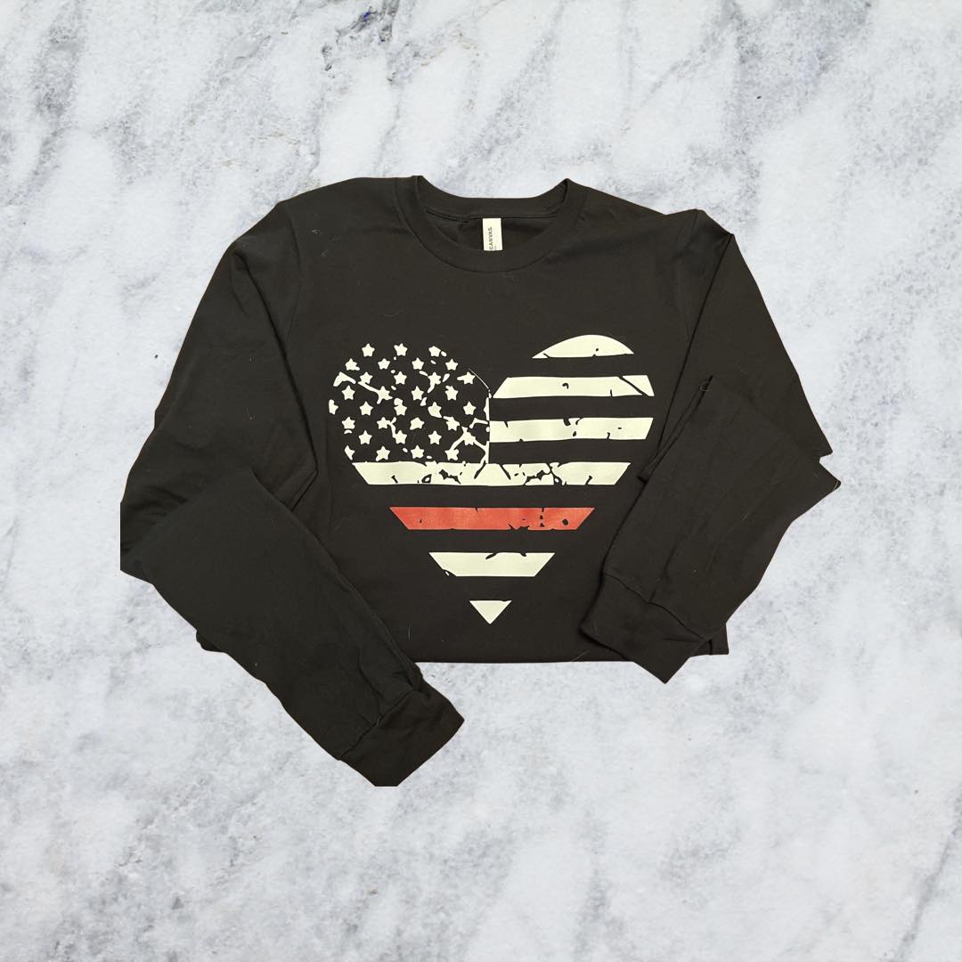 Long Sleeve Thin Line Shirt