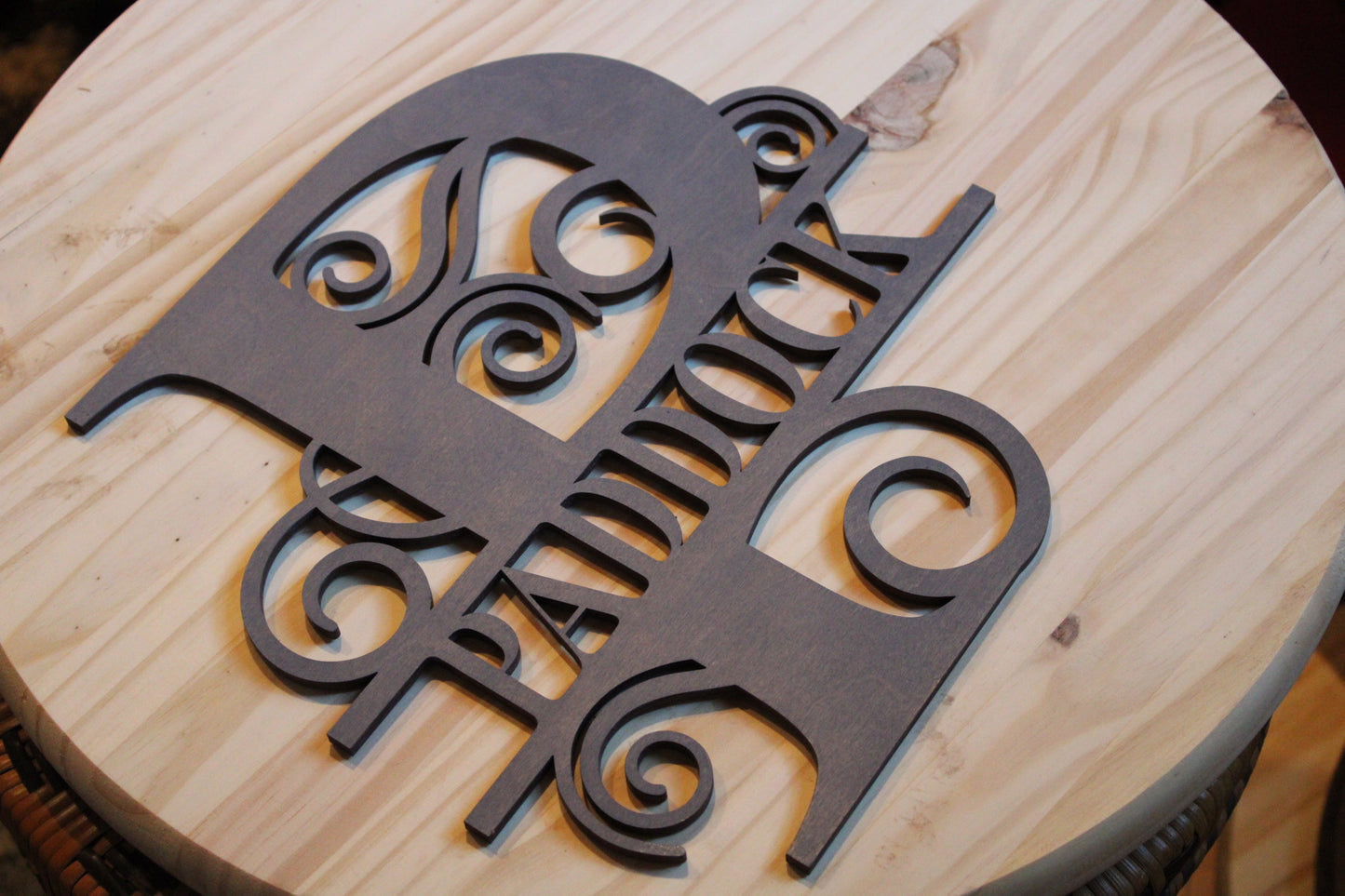 18" Split Monogram Letter