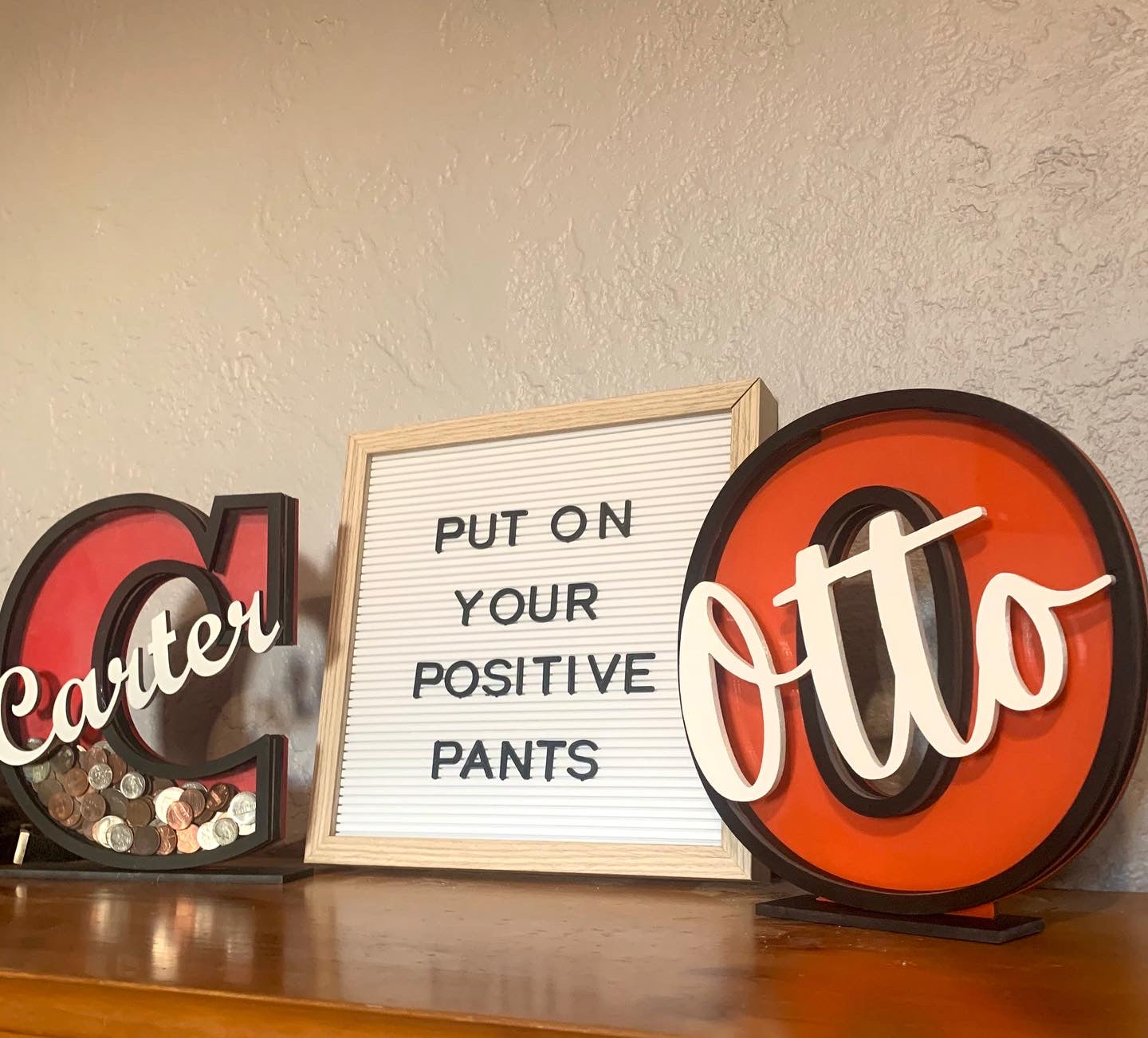 Letter Coin Bank