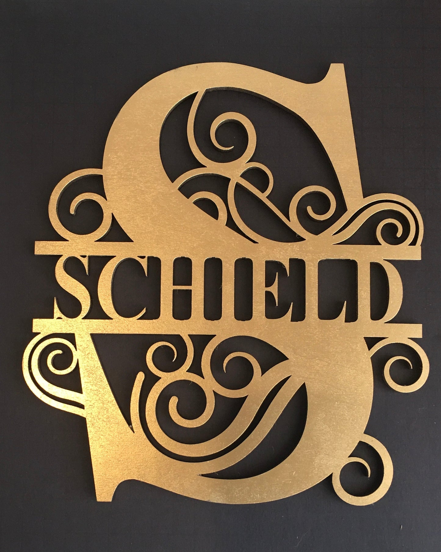 18" Split Monogram Letter