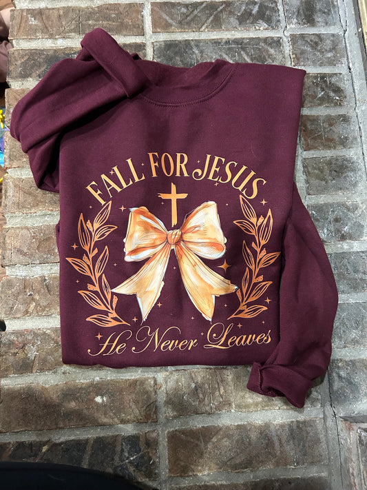 Fall for Jesus sweatshirt