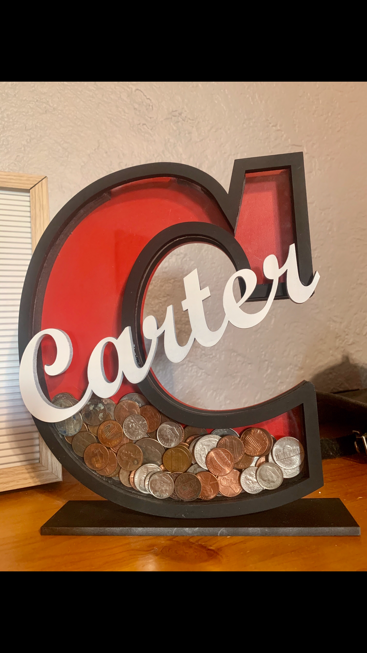 Letter Coin Bank
